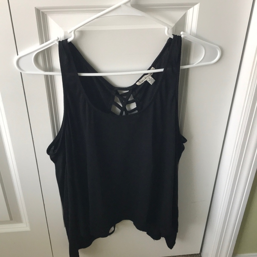 Open back tank